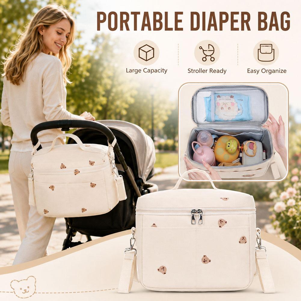 Backpack Diaper Bag - Bolsa Térmica Organizadora para Carrinho de