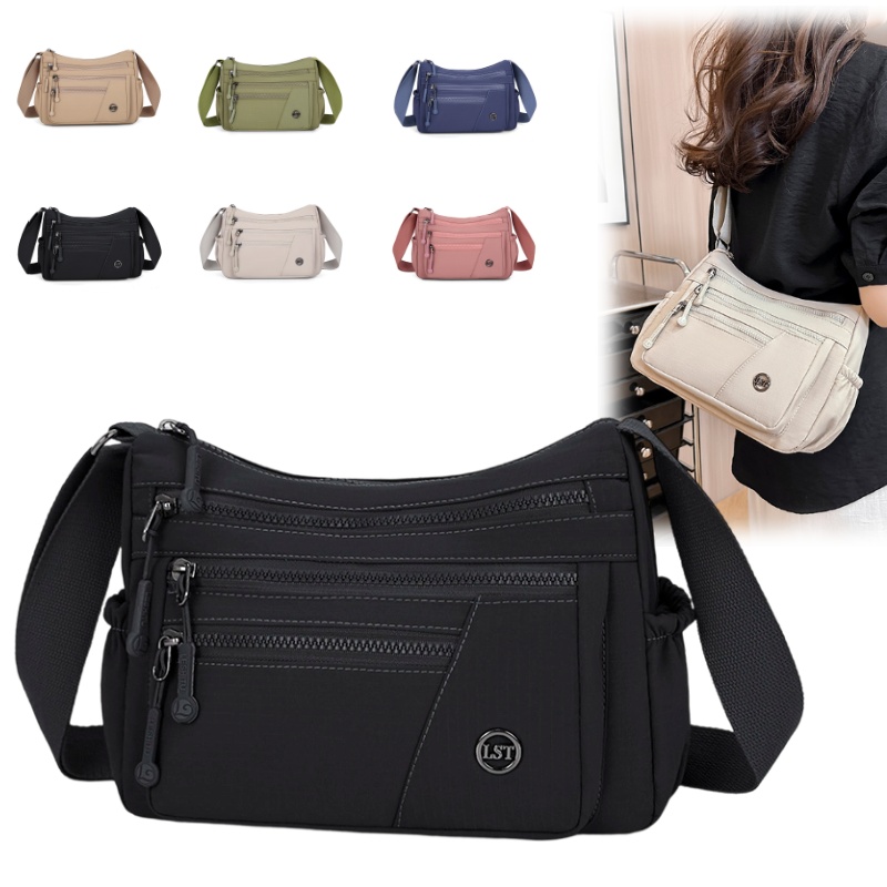 Travel Backpack Anti Theft - Bolsa transversal feminina de nylon, antifurto,