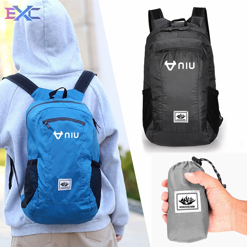 Foldable Backpack Small - Mochila Dobrável Pequena Impermeável, Saco De