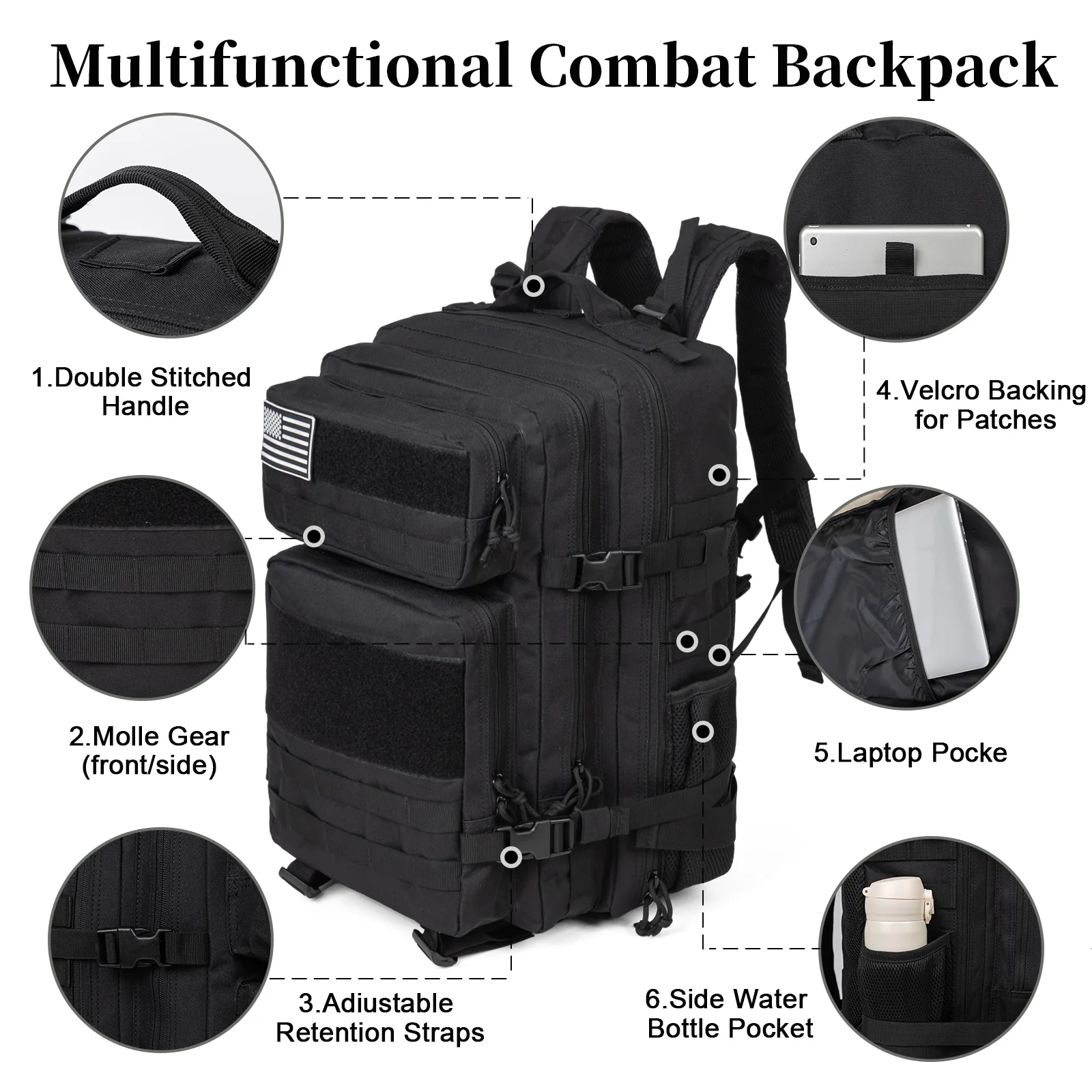 Mochila Tática Militar de 60L  - Urban Backpack Tactical avaliação e preço