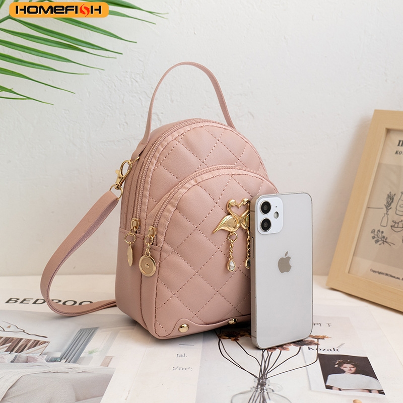 Mochila Feminina Fashion HOMEF - Mini Backpack Purse avaliação e preço